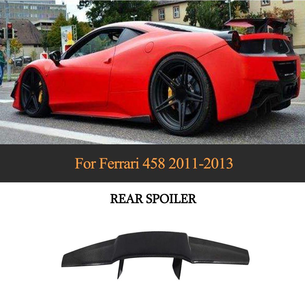 Carbon fiber trunk spoiler for Ferrari 458 Italia